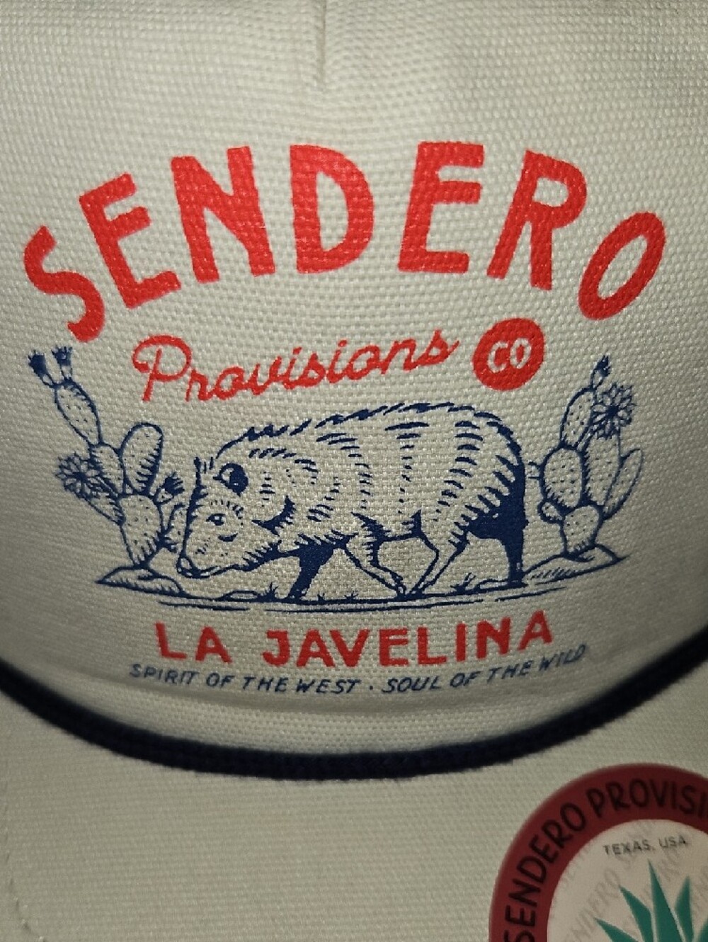 Sendero Provisions Co. La Javelina Cream Cap - Picture 3 of 13